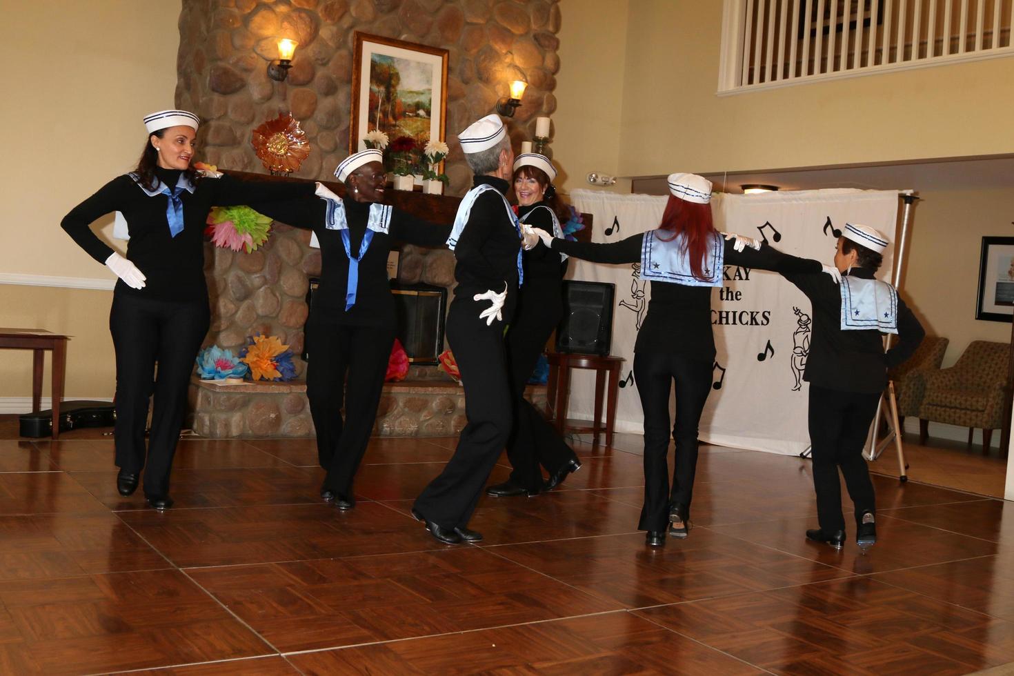 LOS ANGELES, JUL 27 - Tap Chicks at the Norbert Wagner Wish of a Lifetime Pam Kay and the Tap Chicks Performance at the Brookdale Senior Living Center on July 27, 2016 in Loma Linda, CA photo