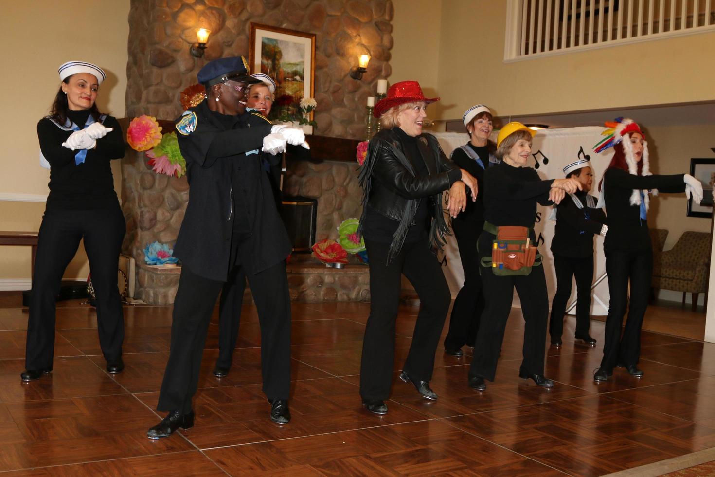 LOS ANGELES, JUL 27 - Tap Chicks at the Norbert Wagner Wish of a Lifetime Pam Kay and the Tap Chicks Performance at the Brookdale Senior Living Center on July 27, 2016 in Loma Linda, CA photo