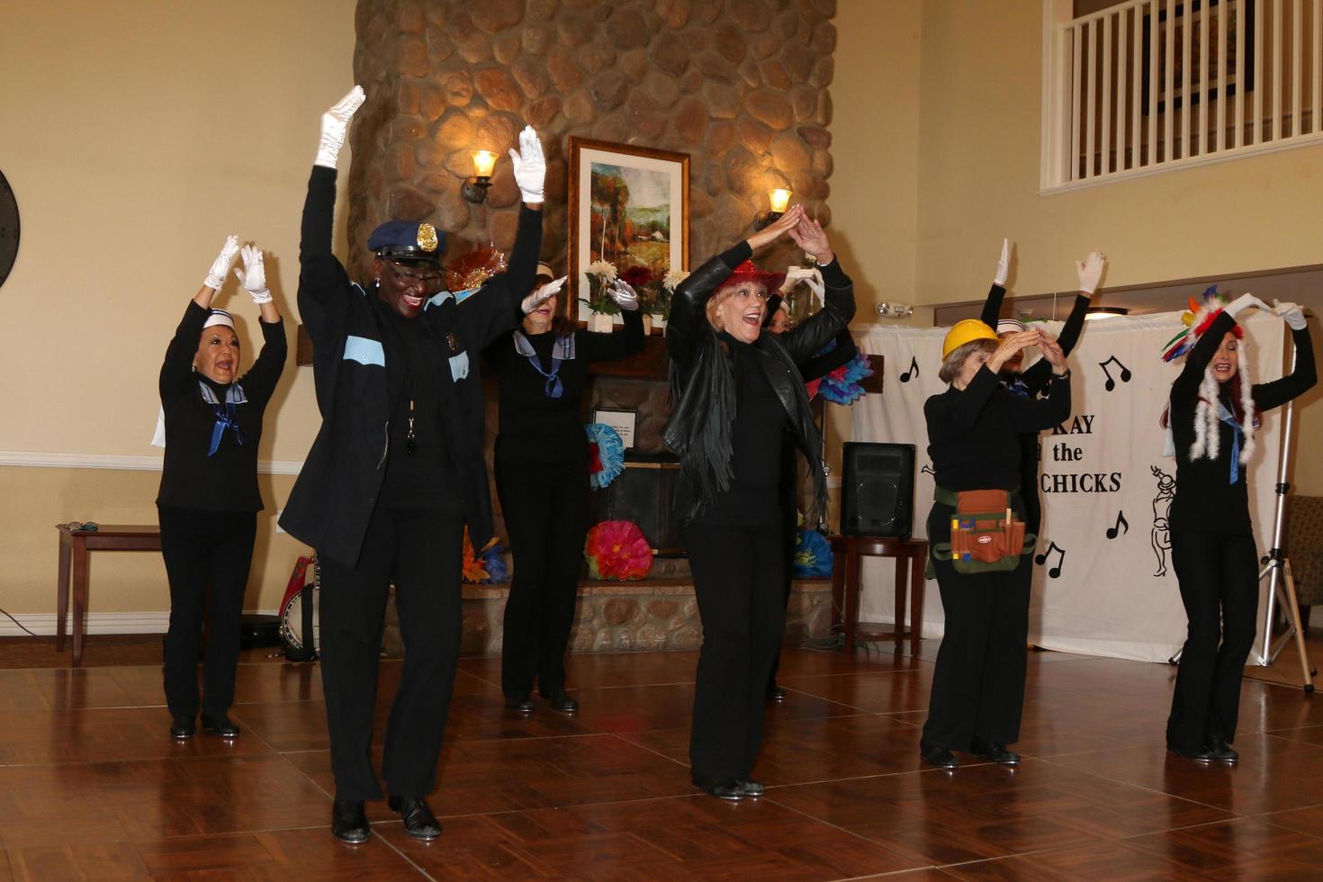 LOS ANGELES, JUL 27 - Tap Chicks at the Norbert Wagner Wish of a Lifetime Pam Kay and the Tap Chicks Performance at the Brookdale Senior Living Center on July 27, 2016 in Loma Linda, CA photo