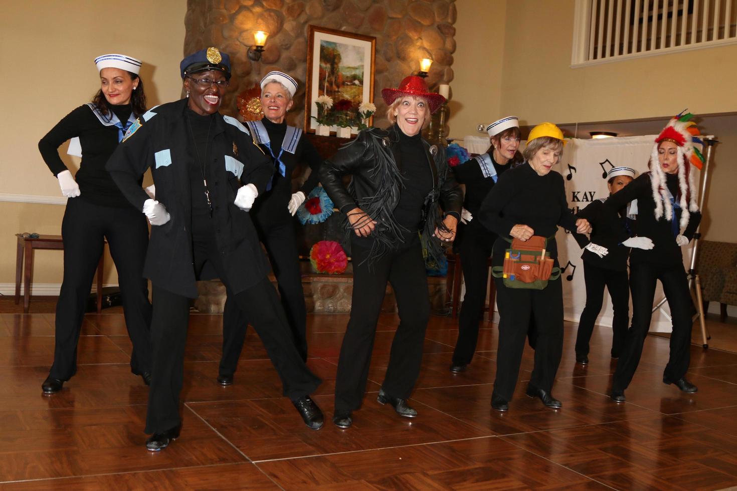 LOS ANGELES, JUL 27 - Tap Chicks at the Norbert Wagner Wish of a Lifetime Pam Kay and the Tap Chicks Performance at the Brookdale Senior Living Center on July 27, 2016 in Loma Linda, CA photo