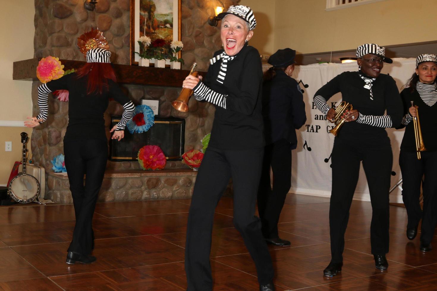 LOS ANGELES, JUL 27 - Tap Chicks at the Norbert Wagner Wish of a Lifetime Pam Kay and the Tap Chicks Performance at the Brookdale Senior Living Center on July 27, 2016 in Loma Linda, CA photo