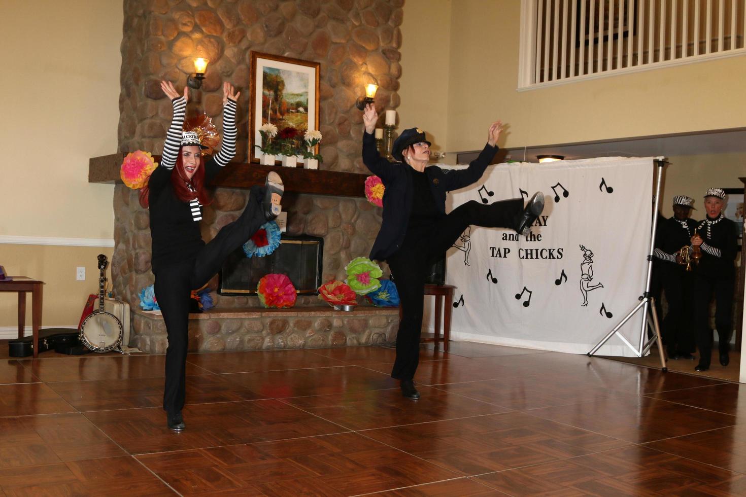 LOS ANGELES, JUL 27 - Tap Chicks at the Norbert Wagner Wish of a Lifetime Pam Kay and the Tap Chicks Performance at the Brookdale Senior Living Center on July 27, 2016 in Loma Linda, CA photo