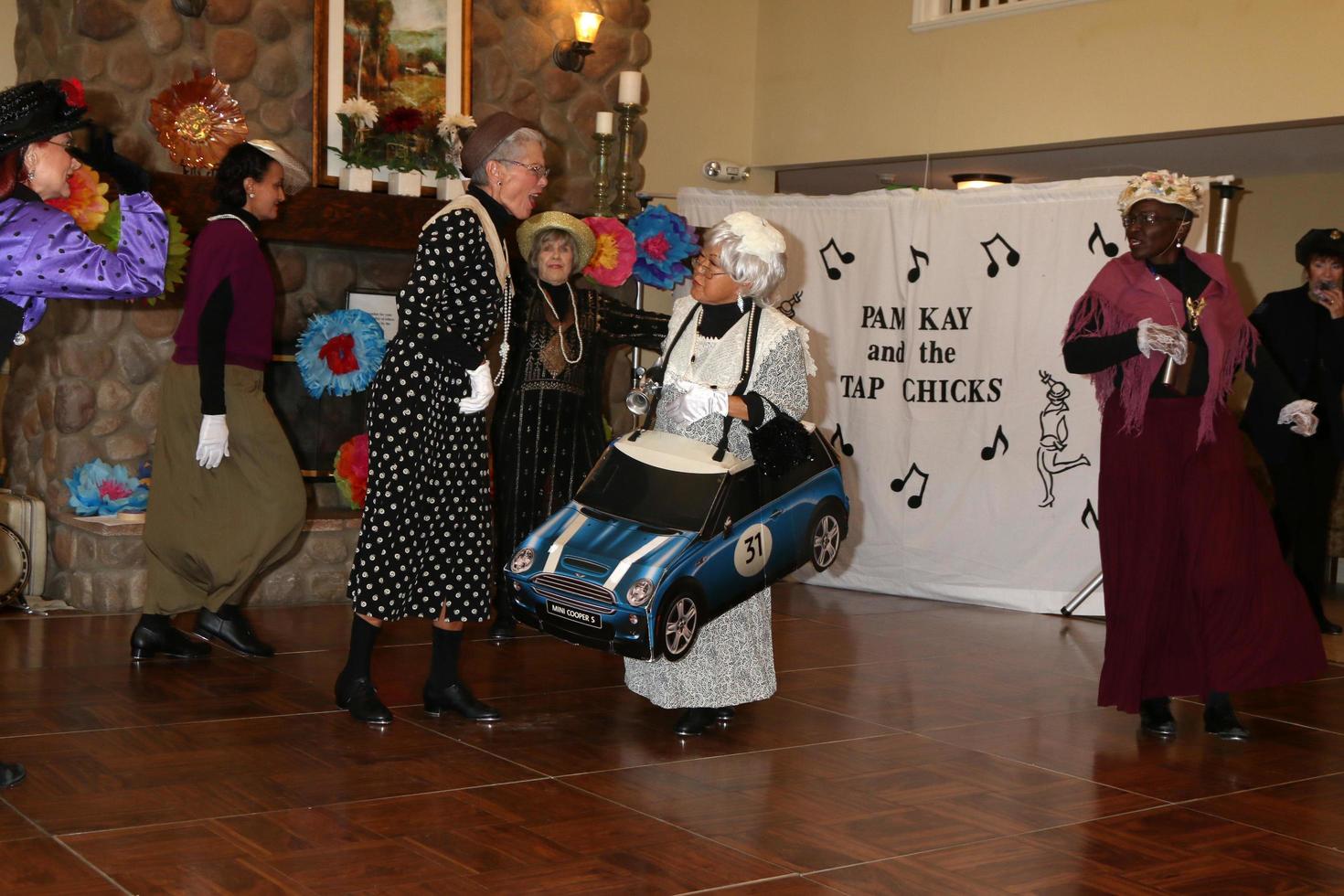 LOS ANGELES, JUL 27 - Tap Chicks at the Norbert Wagner Wish of a Lifetime Pam Kay and the Tap Chicks Performance at the Brookdale Senior Living Center on July 27, 2016 in Loma Linda, CA photo