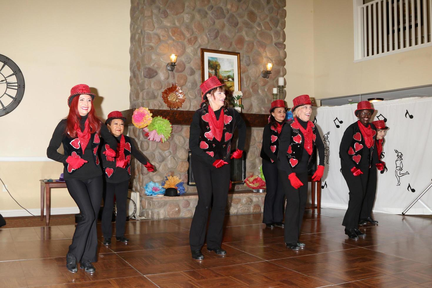 LOS ANGELES, JUL 27 - Tap Chicks at the Norbert Wagner Wish of a Lifetime Pam Kay and the Tap Chicks Performance at the Brookdale Senior Living Center on July 27, 2016 in Loma Linda, CA photo