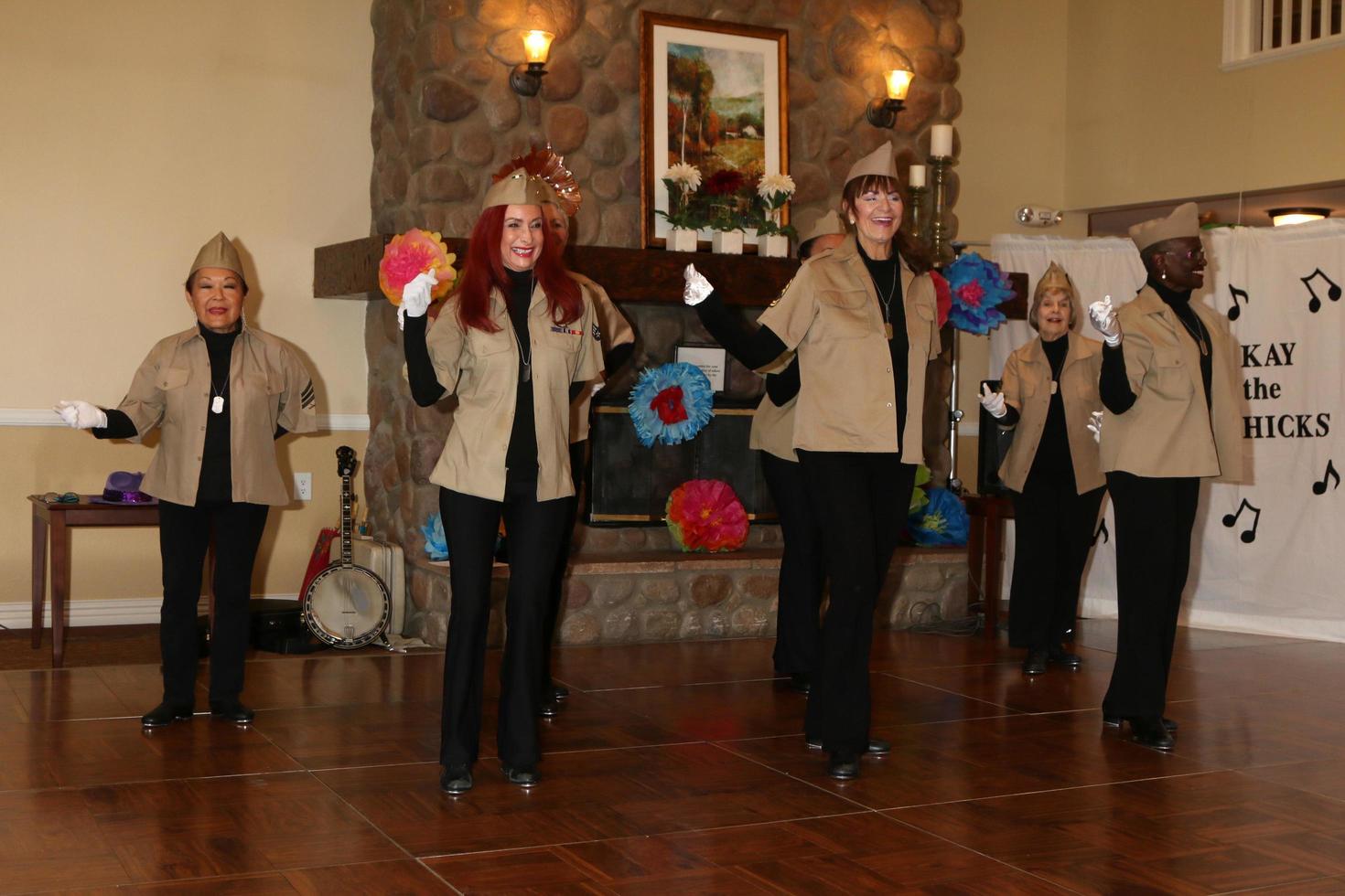 LOS ANGELES, JUL 27 - Tap Chicks at the Norbert Wagner Wish of a Lifetime Pam Kay and the Tap Chicks Performance at the Brookdale Senior Living Center on July 27, 2016 in Loma Linda, CA photo