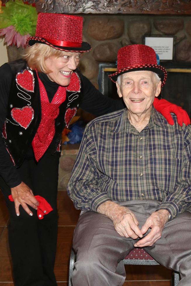 LOS ANGELES, JUL 27 - Pam Kay, Norbert Wagner at the Norbert Wagner Wish of a Lifetime Pam Kay and the Tap Chicks Performance at the Brookdale Senior Living Center on July 27, 2016 in Loma Linda, CA photo