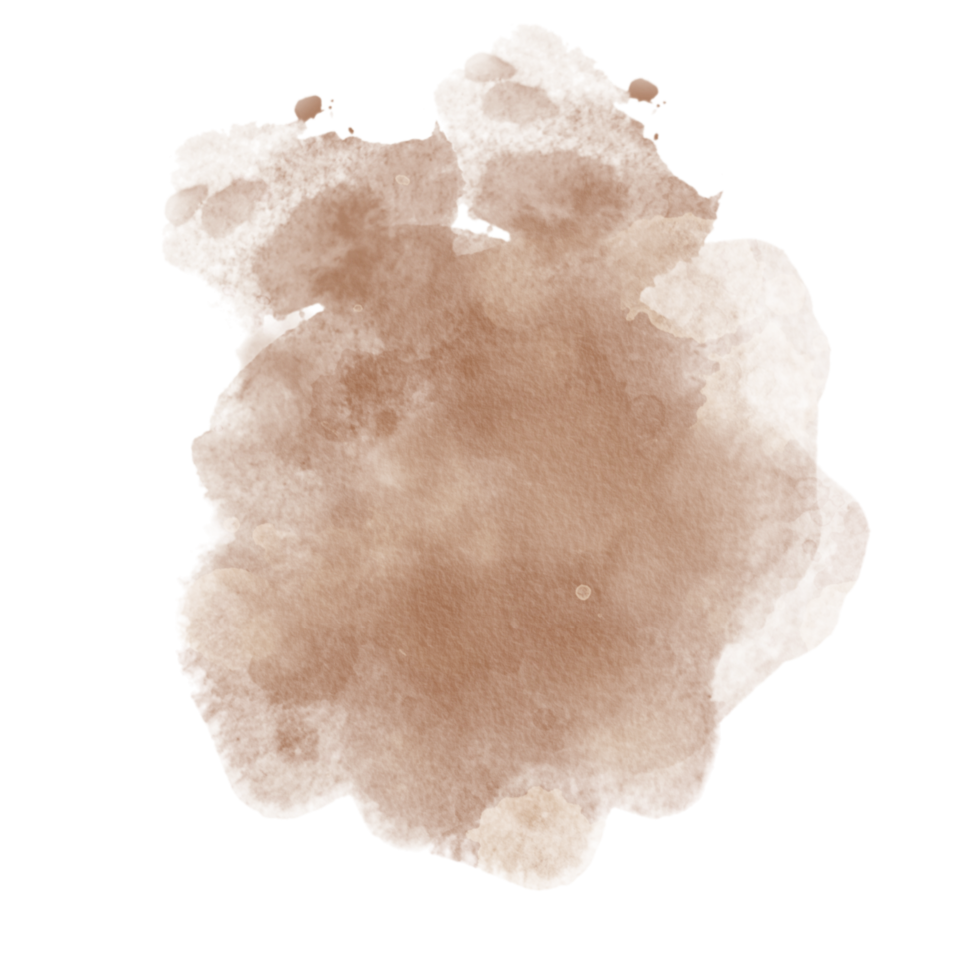 fundo de aquarela marrom png