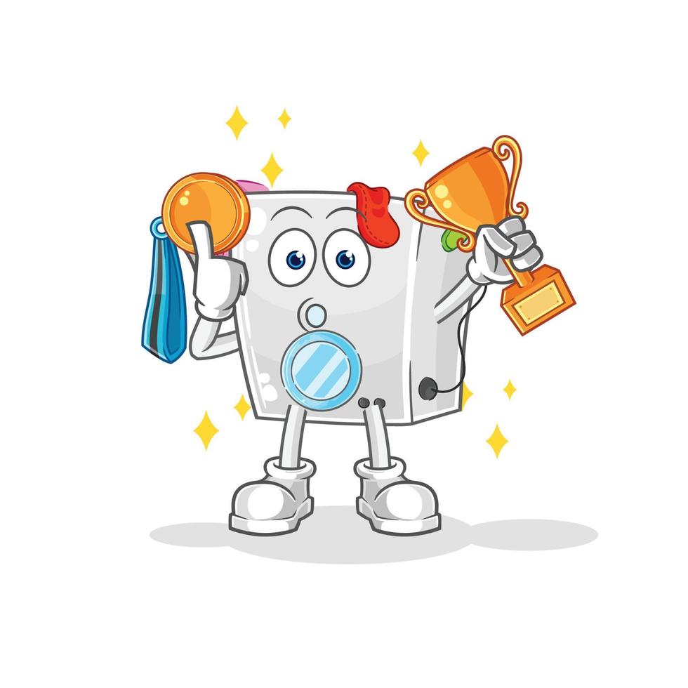 washing machine vector cartoon