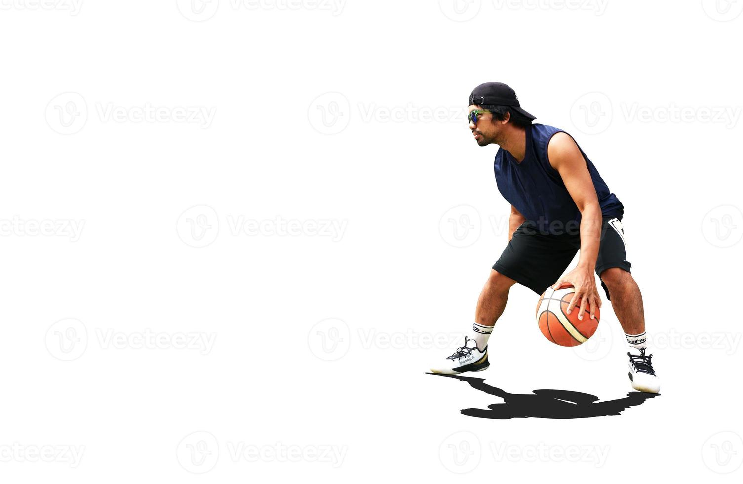 men's sports Asians on a white background photo