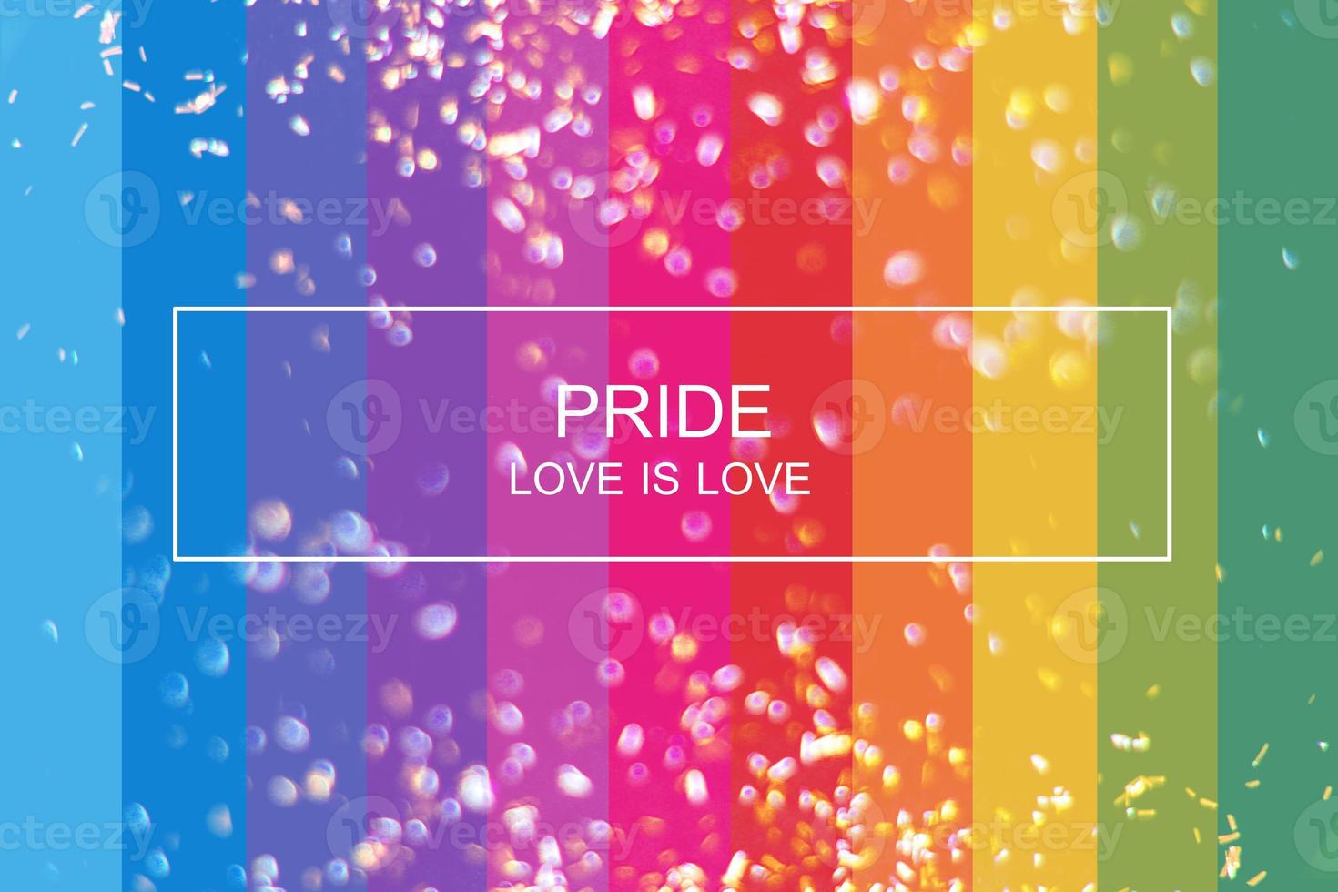 LGBTQ Pride Month. Rainbow background illustration. The concept of diversity, gender selection Use it to design banners or publications, LGBTQ events. photo