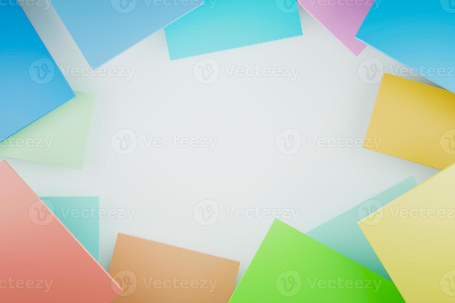 3D rendering for beautiful colorful backgrounds photo