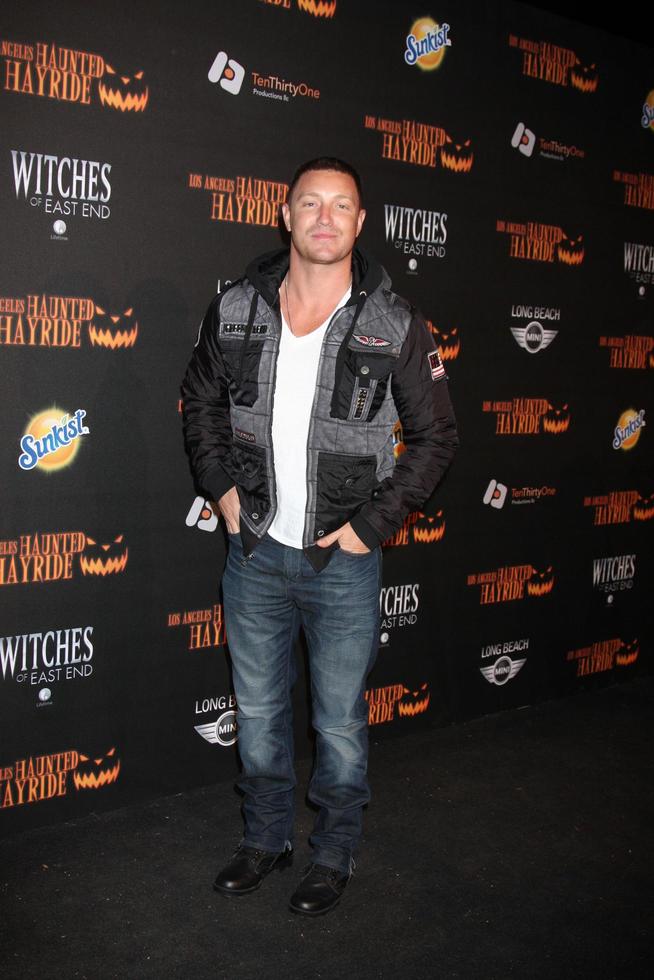 LOS ANGELES, OCT 10 -  Lane Garrison at the 8th Annual LA Haunted Hayride Premiere Night at Griffith Park on October 10, 2013 in Los Angeles, CA photo