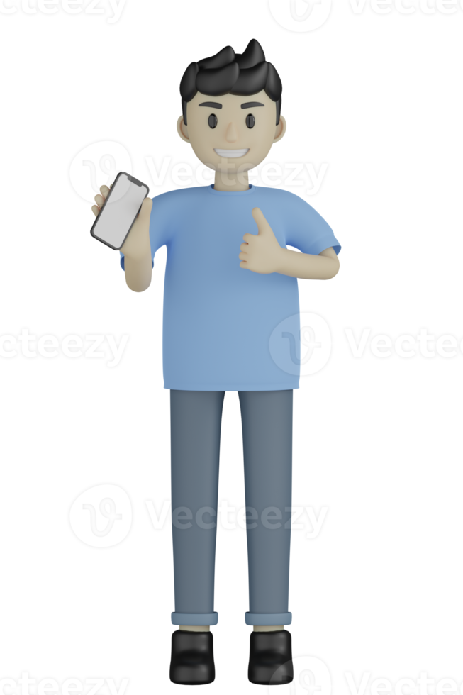 3d Isolated Man doing Activity png