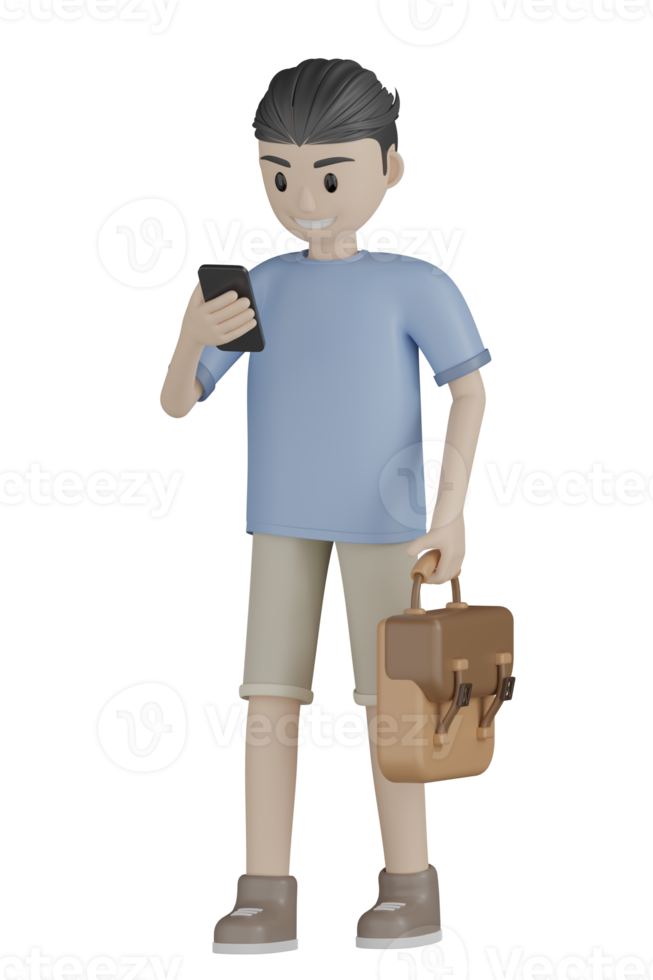 3d Man doing Activity png