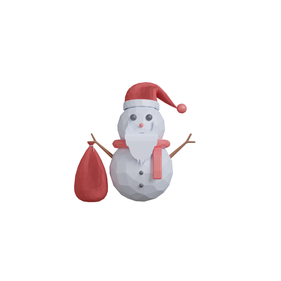 3d cosas aisladas sobre navidad png