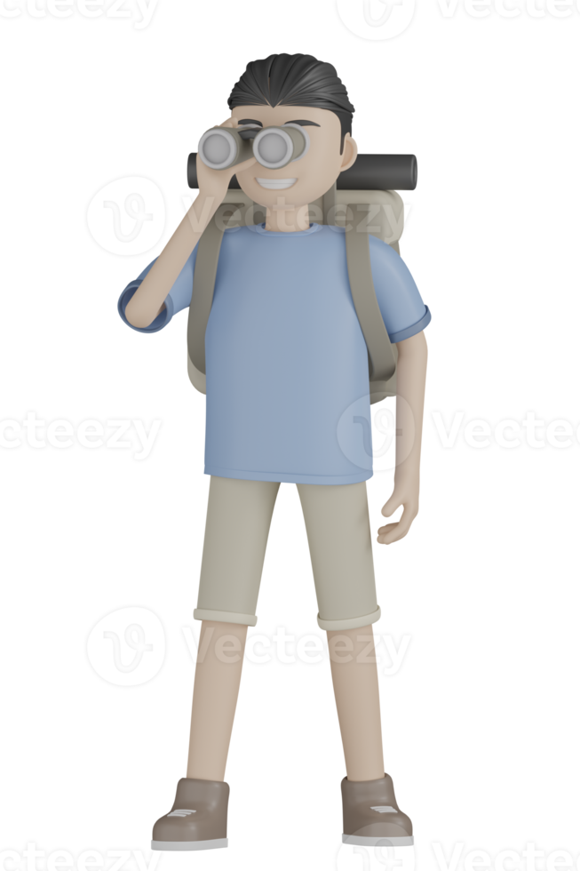 3d Man doing Activity png