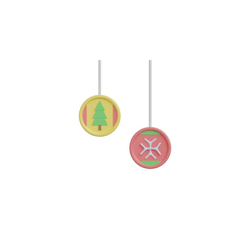 3d Isolated Things about Christmas png