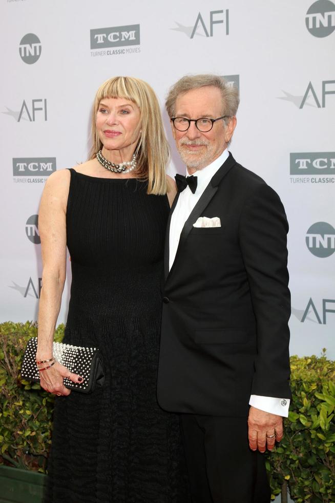 LOS ANGELES, JUN 9 - Kate Capshaw, Steven Spielberg at the American Film Institute 44th Life Achievement Award Gala Tribute to John Williams at the Dolby Theater on June 9, 2016 in Los Angeles, CA photo