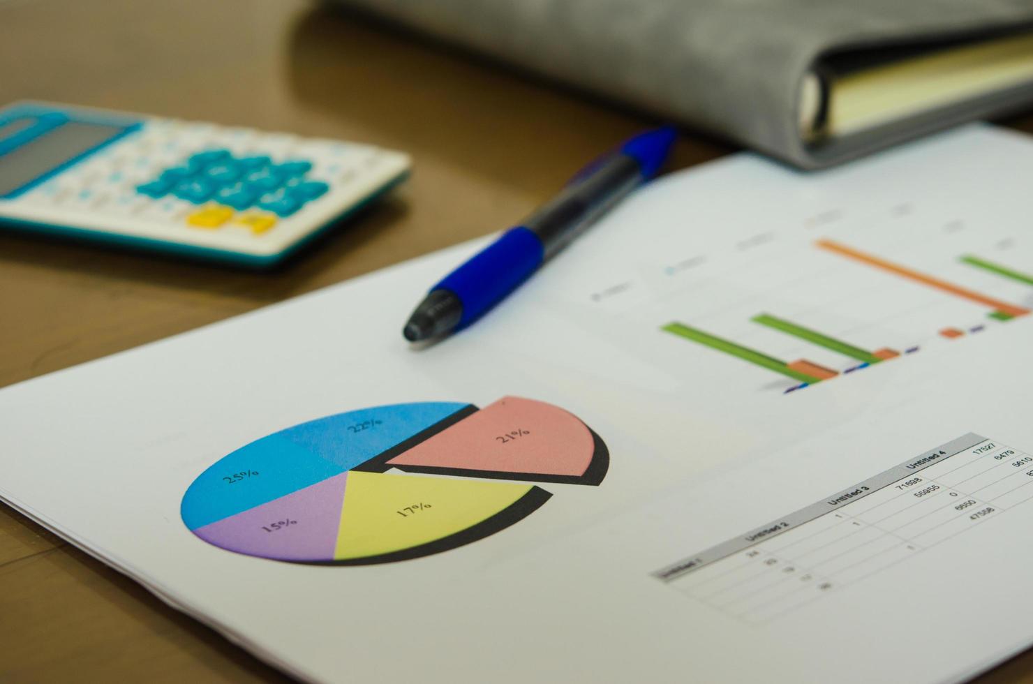 Business finance document photo