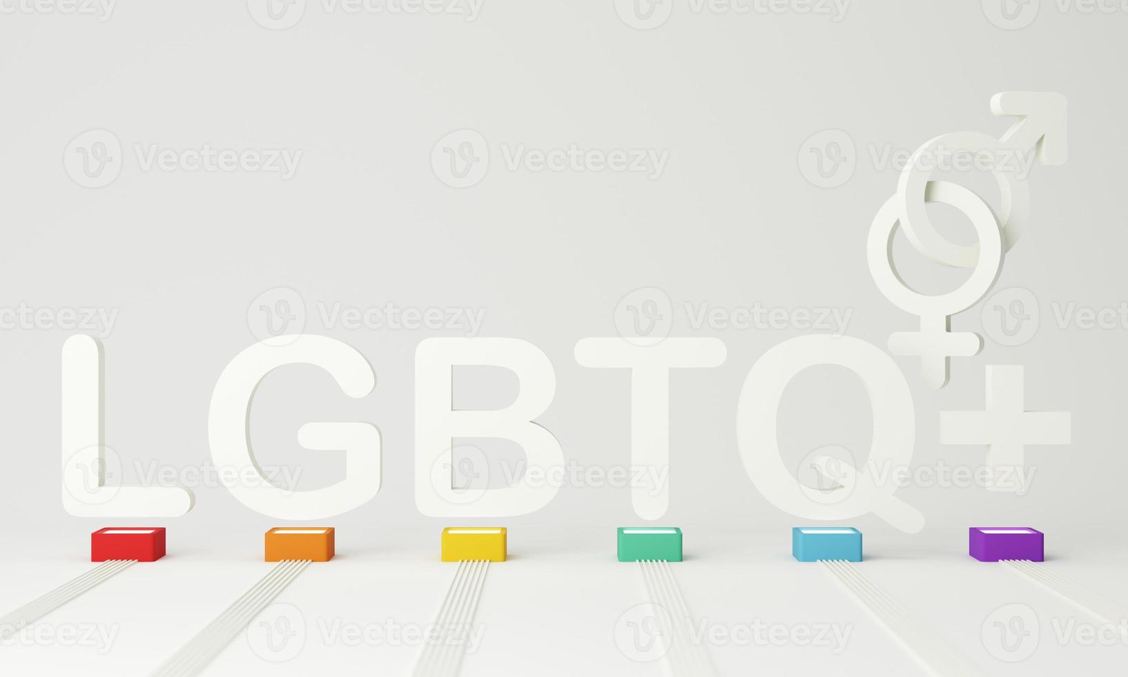 Hands holding, LGBTQ people isolated. cartoon character with globe. Concept of homosexual, gay community, tolerant LGBTQ society. Lesbians and gays as representatives of LGBT people. -3d render photo