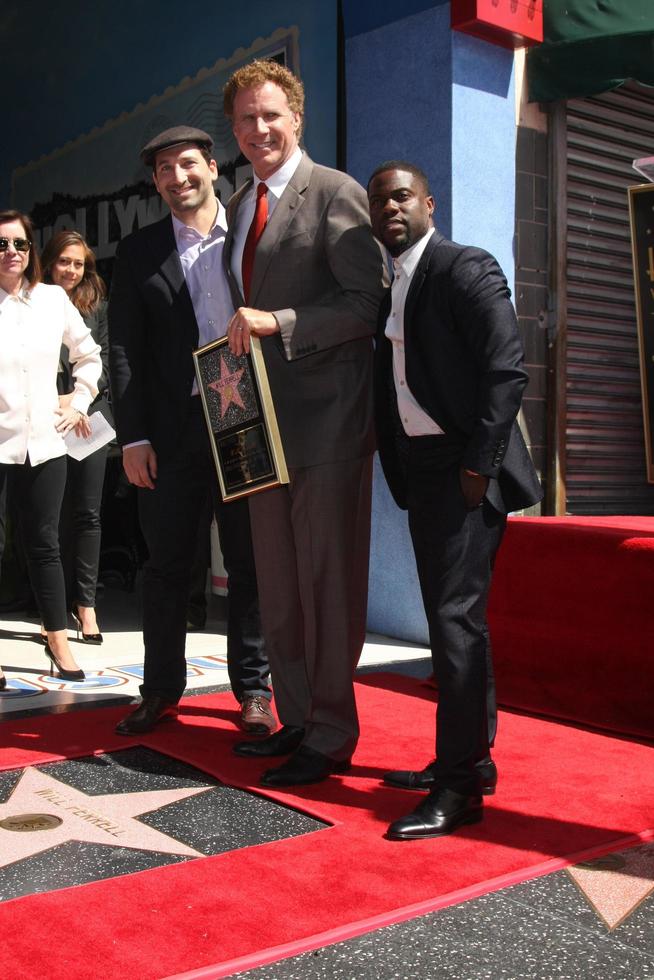 LOS ANGELES, MAR 24 - Etan Cohen, Will Ferrell, Kevin Hart at the Will Ferrell Hollywood Walk of Fame Star Ceremony at the Hollywood Boulevard on March 24, 2015 in Los Angeles, CA photo