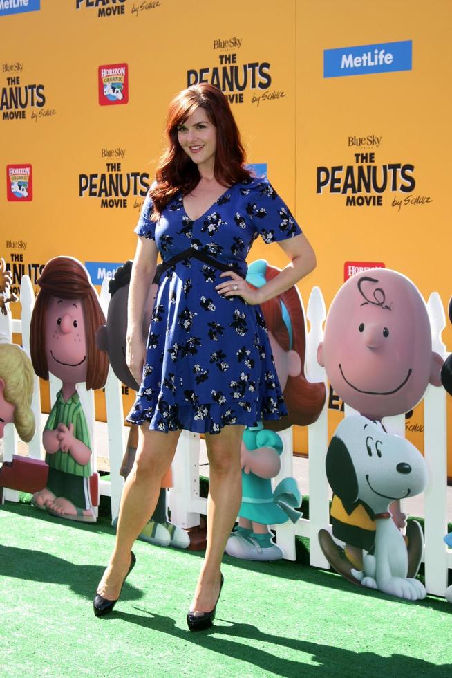 LOS ANGELES, NOV 1 - Sara Rue at the The Peanuts Movie Los Angeles Premiere at the Village Theater on November 1, 2015 in Westwood, CA photo