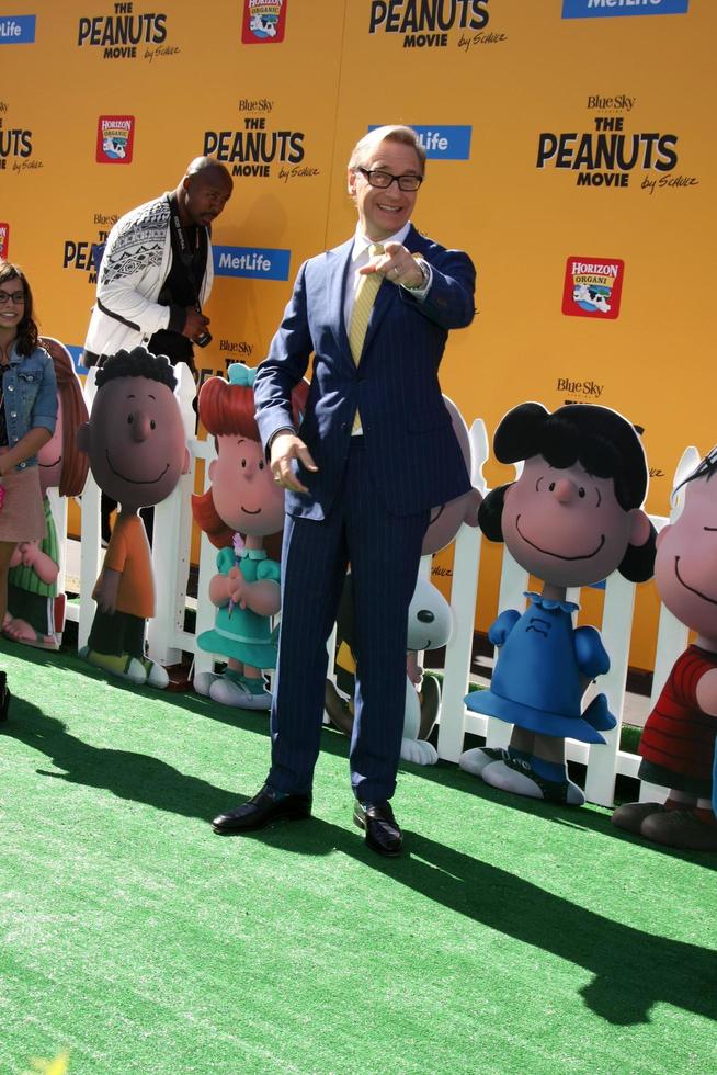 LOS ANGELES, NOV 1 - Paul Fieg at the The Peanuts Movie Los Angeles Premiere at the Village Theater on November 1, 2015 in Westwood, CA photo