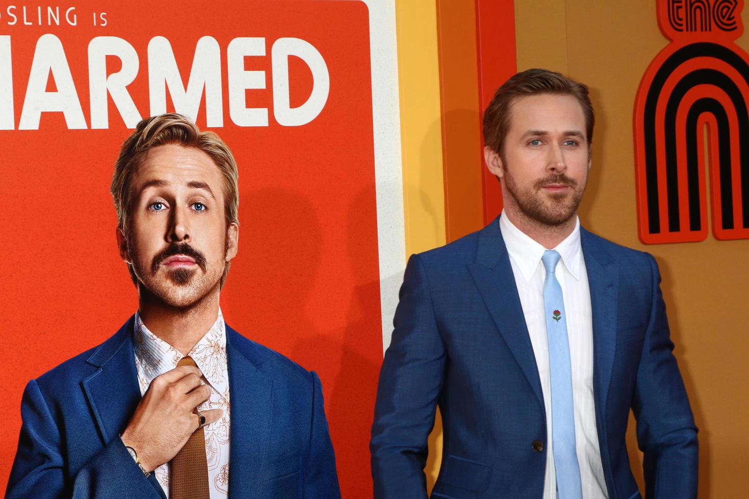 LOS ANGELES, MAY 10 - Ryan Gosling at the The Nice Guys Premiere at the TCL Chinese Theater IMAX on May 10, 2016 in Los Angeles, CA photo