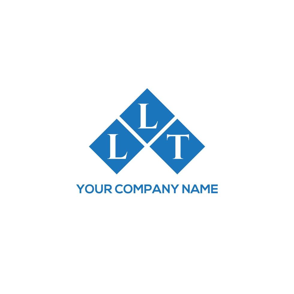 LLT letter logo design on WHITE background. LLT creative initials letter logo concept. LLT letter design. vector