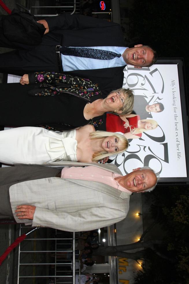 LOS ANGELES, SEP 19 - Anna Faris, Parents, brother arriving at the What s Your Number  Los Angeles Premiere at Regency Village Theater on September 19, 2011 in Westwood, CA photo