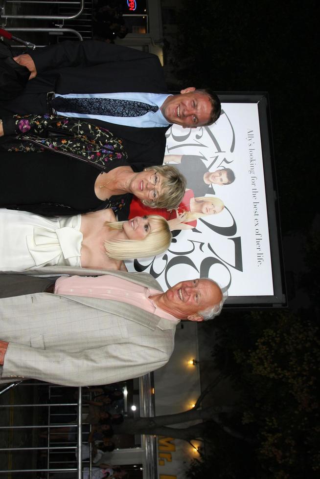LOS ANGELES, SEP 19 - Anna Faris, Parents, brother arriving at the What s Your Number  Los Angeles Premiere at Regency Village Theater on September 19, 2011 in Westwood, CA photo