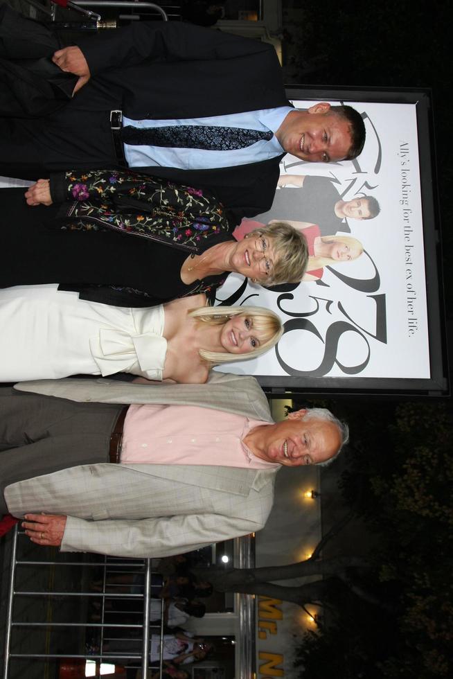 LOS ANGELES, SEP 19 - Anna Faris, Parents, brother arriving at the What s Your Number  Los Angeles Premiere at Regency Village Theater on September 19, 2011 in Westwood, CA photo