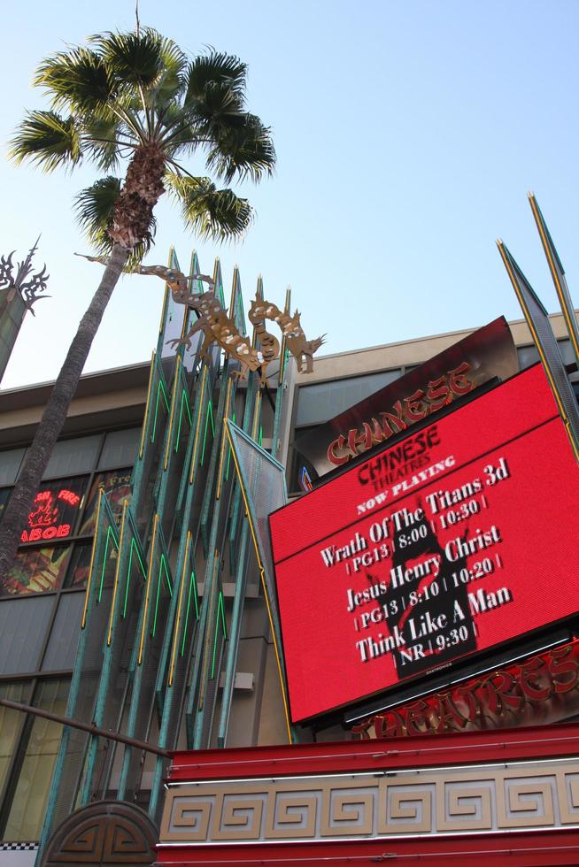 LOS ANGELES, MAY 14 - Graumans 6 Theater Marquee at the What To Expect When You re Expecting Premiere at Graumans Chinese Theater on May 14, 2012 in Los Angeles, CA photo