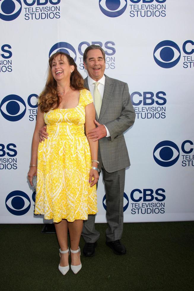 LOS ANGELES, MAY 19 - Wendy Bridges, Beau Bridges at the CBS Summer Soiree at the London Hotel on May 19, 2014 in West Hollywood, CA photo