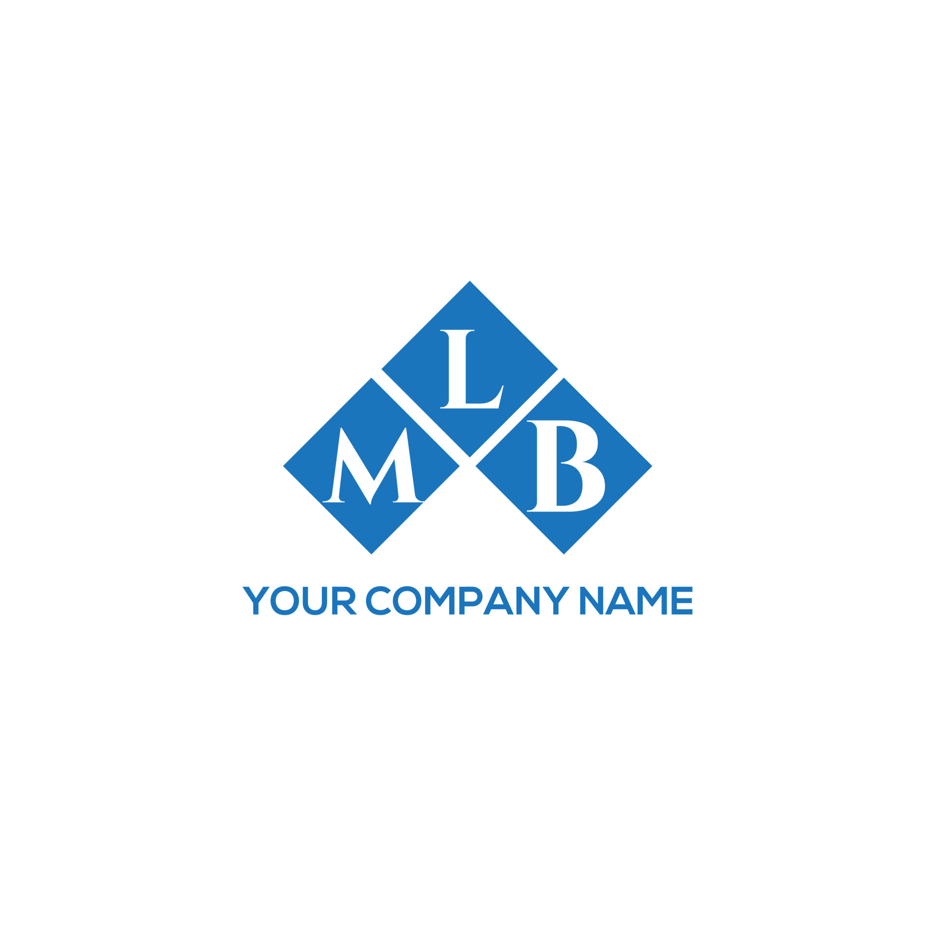 MLB letter logo design on WHITE background. MLB creative initials letter  logo concept. MLB letter design. 10118474 Vector Art at Vecteezy