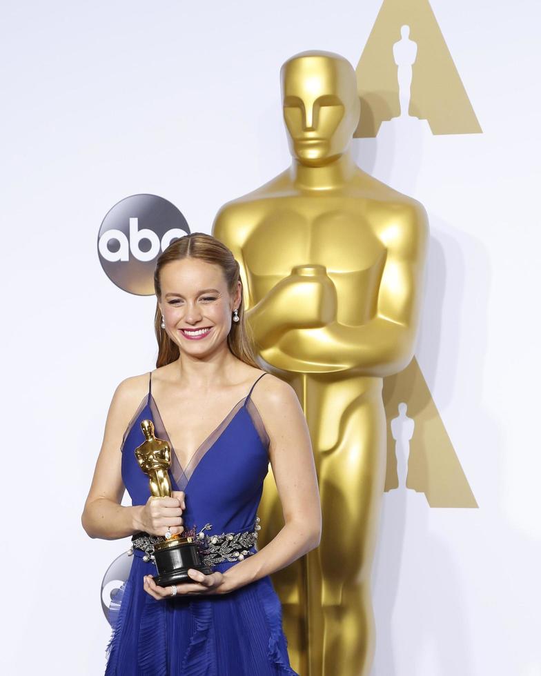 LOS ANGELES, FEB 28 - Brie Larson at the 88th Annual Academy Awards, Press Room at the Dolby Theater on February 28, 2016 in Los Angeles, CA photo