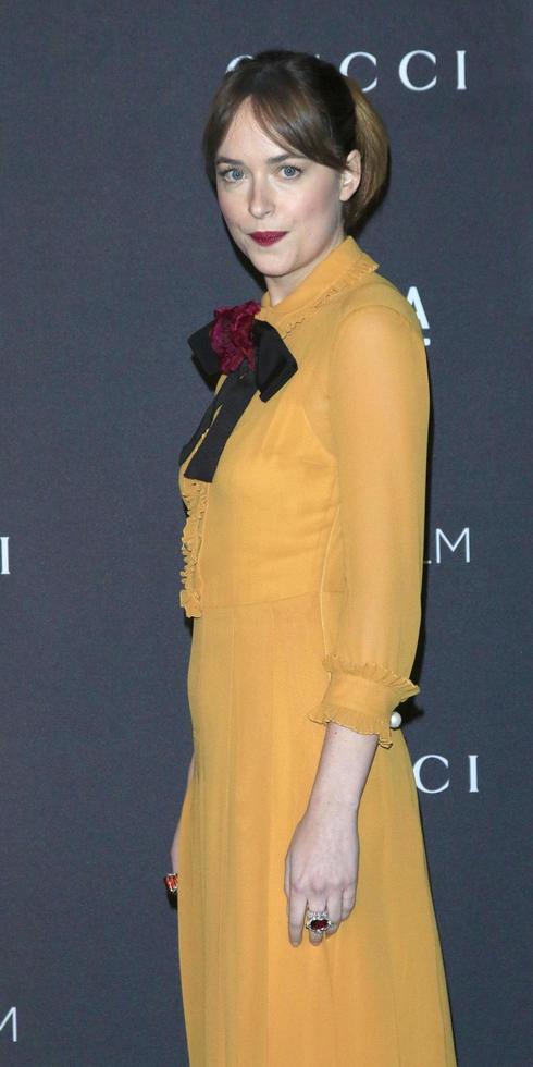 LOS ANGELES, NOV 7 - Dakota Johnson at the LACMA Art Film Gala at the LACMA on November 7, 2015 in Los Angeles, CA photo
