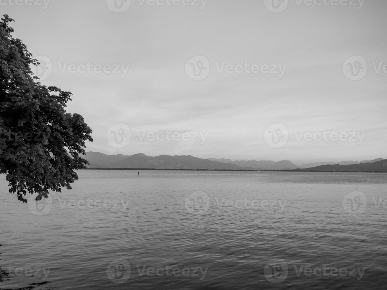 la ciudad bávara de lindau foto