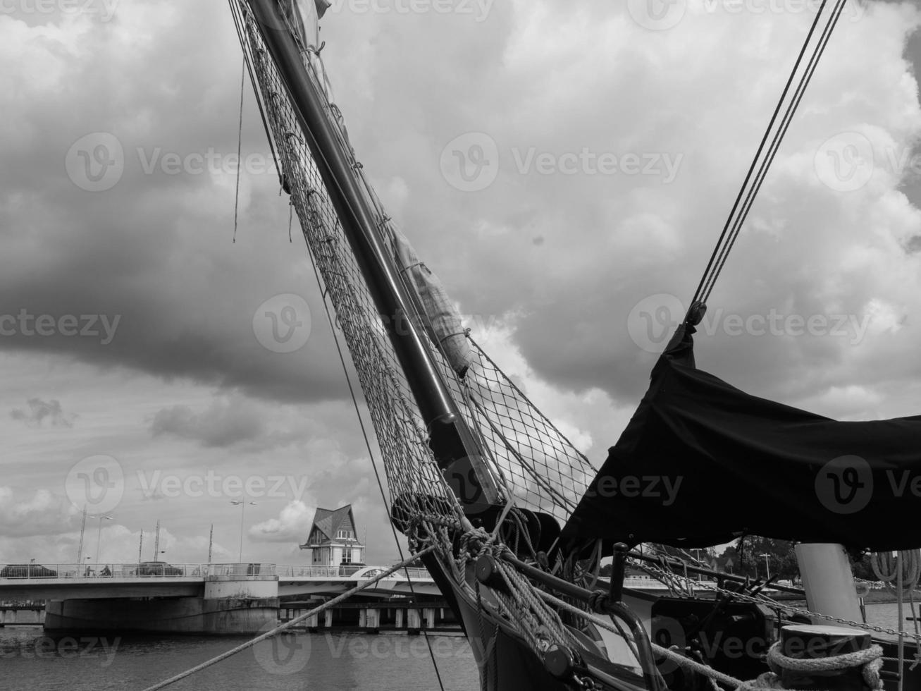 at the river schlei in schleswig holstein photo