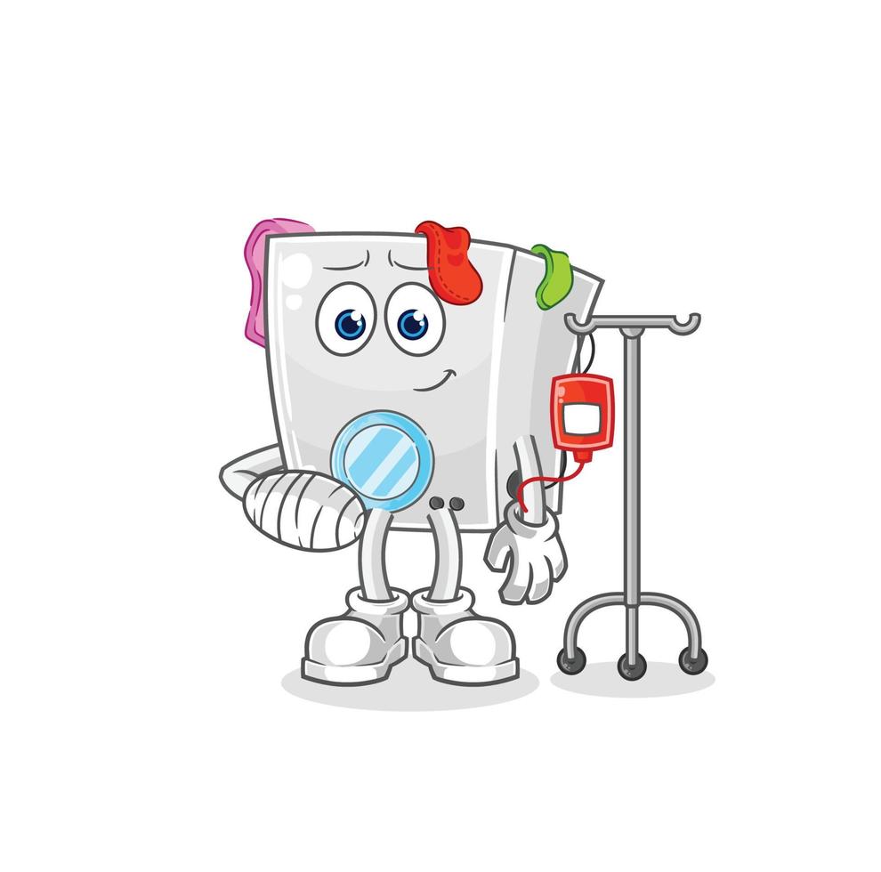 washing machine vector cartoon