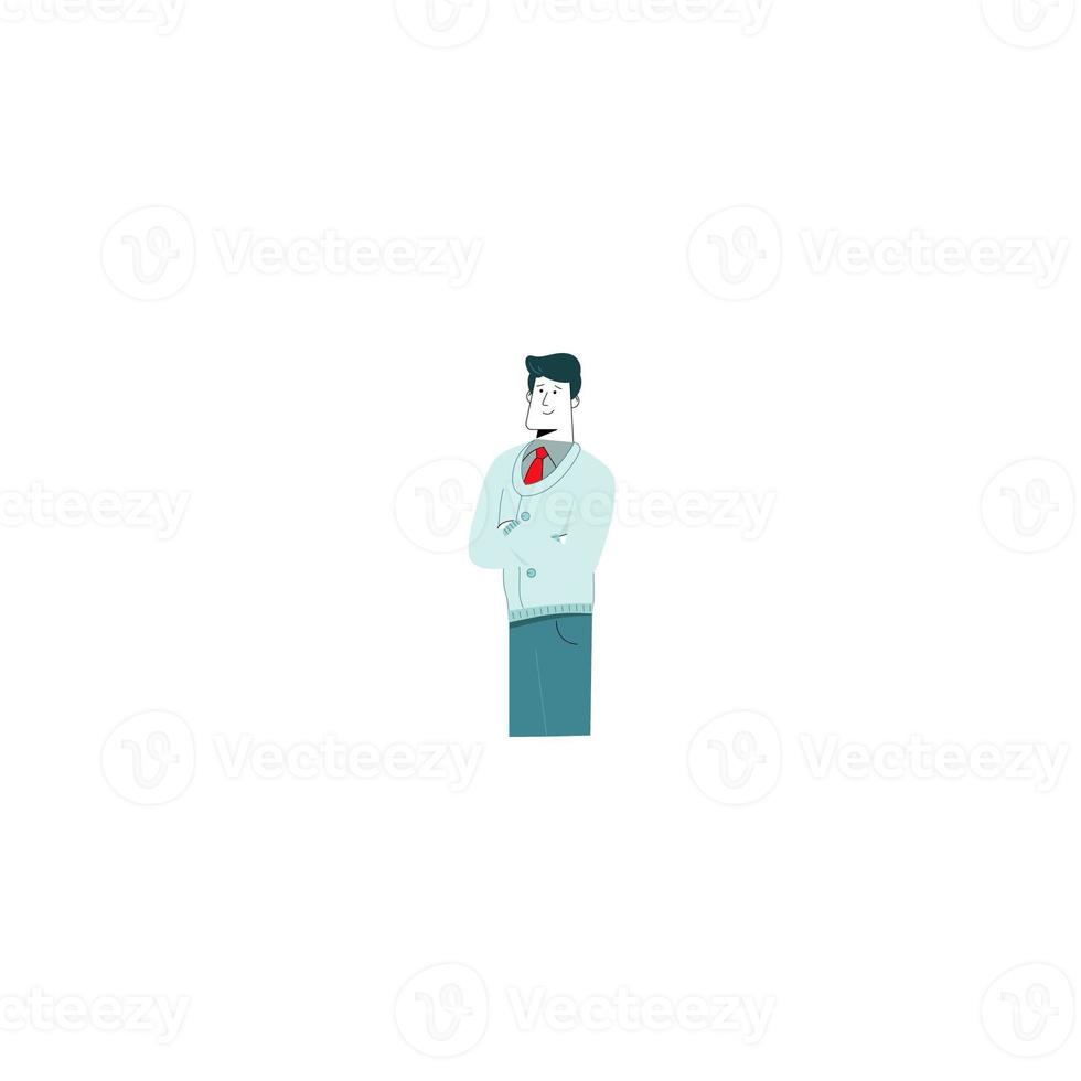 Man Smiles and Nods photo