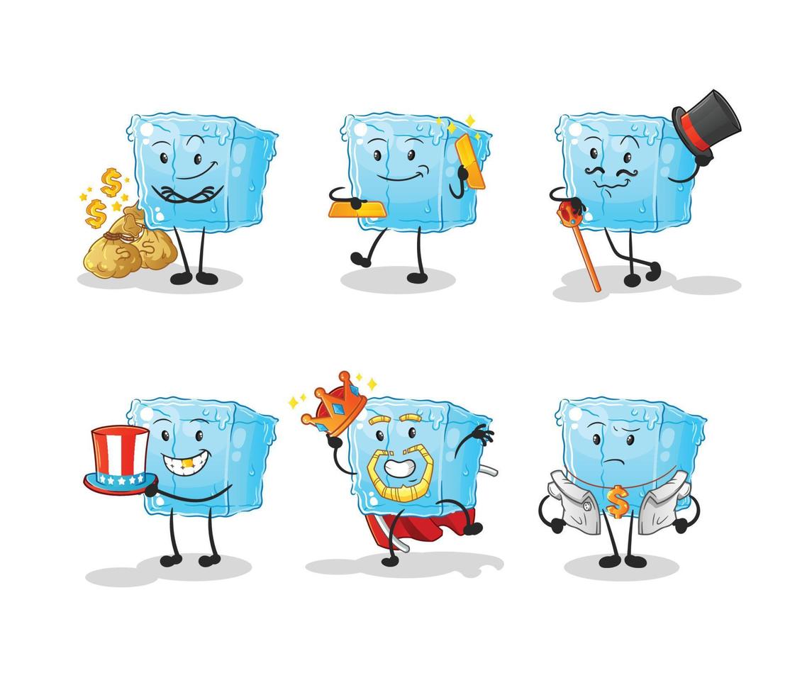 ice cube character vector