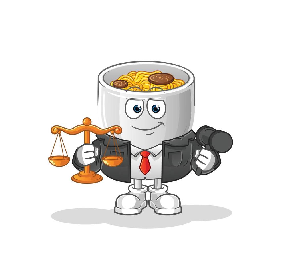 asian noodle cartoon vector