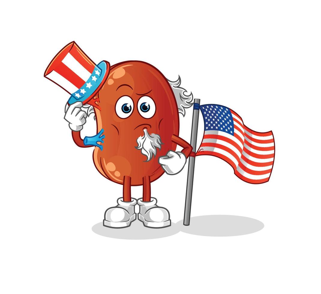 kidney cute vector