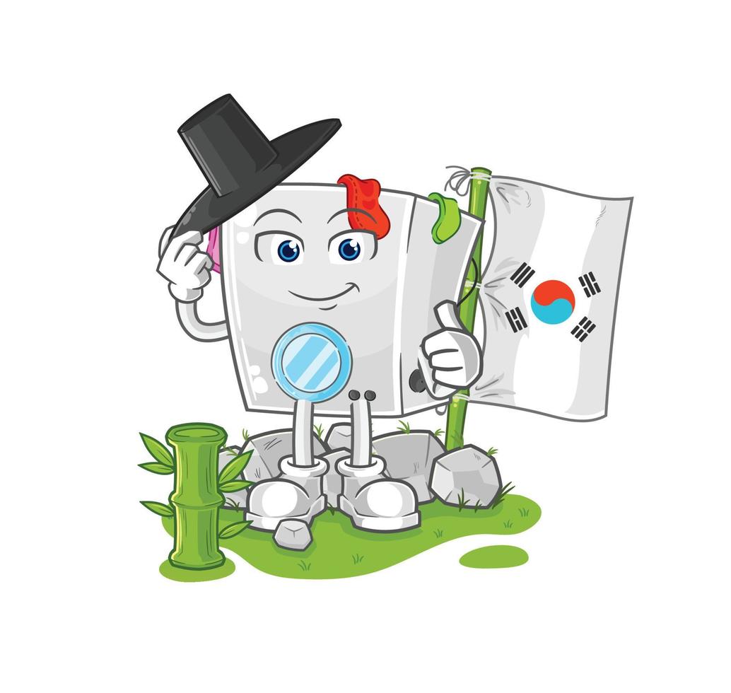 washing machine vector cartoon