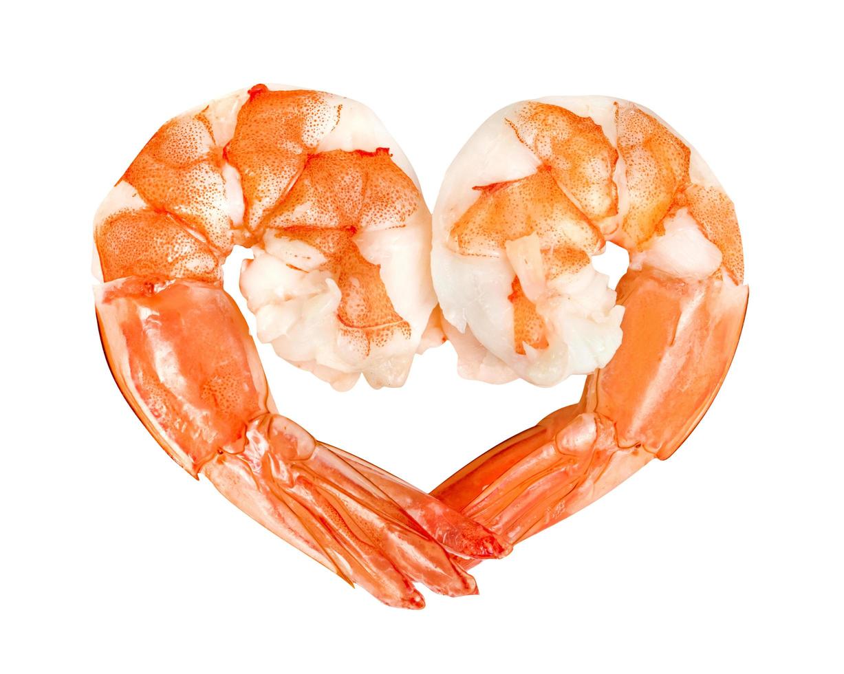 shrimp isolated on white background ,include clipping path photo