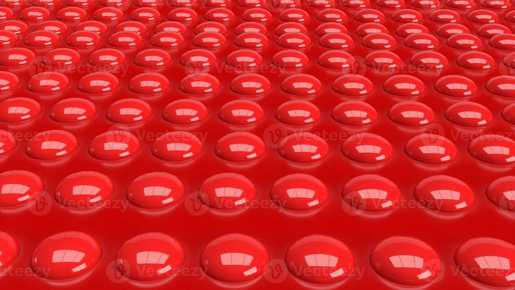 The red button  on glossy image for abstract  background 3d rendering photo