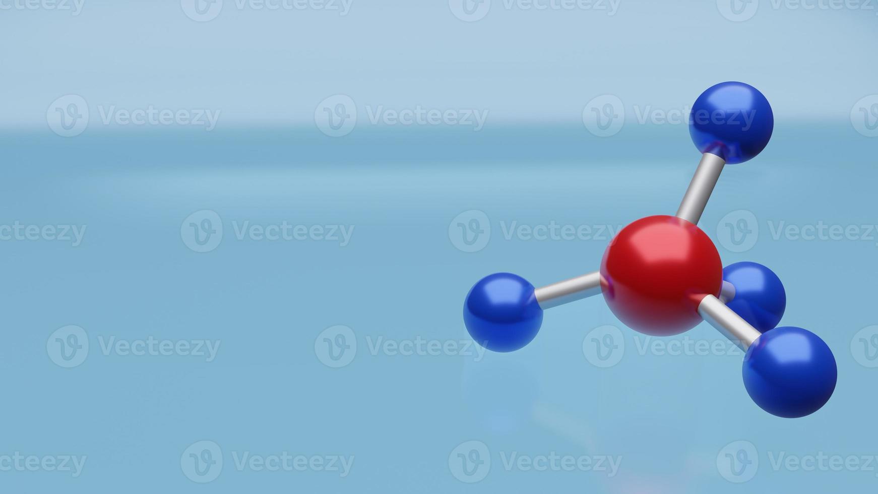 The molecule  image for sci and medical content 3d rendering photo