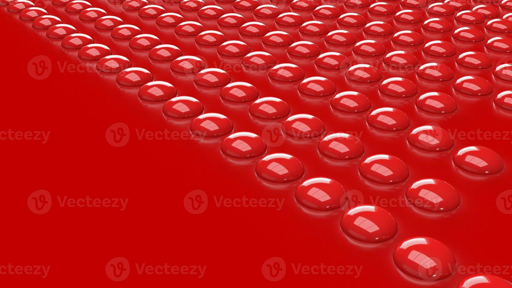 The red button  on glossy image for abstract  background 3d rendering photo