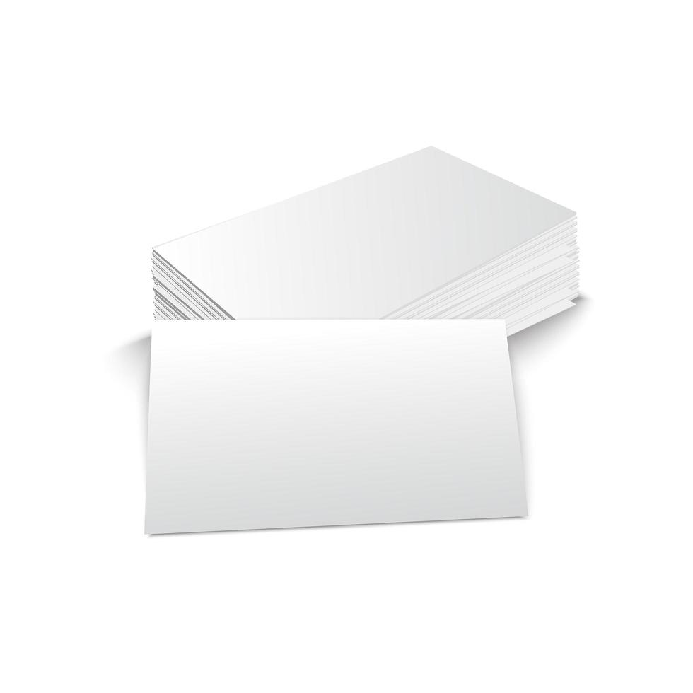 A realistic business credit- gift card placeholder mockup stationary layout with shadow effects. Abstract card with black business card mockups on white background. photo